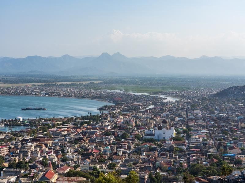 Panorama of Cap-Haïtien and the bay